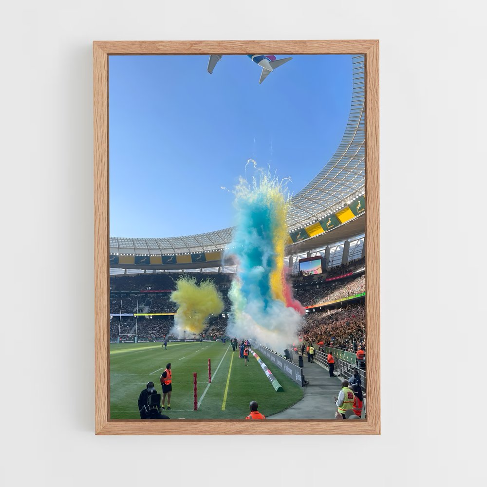 Poster Vol des Springboks – affiche Rugby (vue 4)